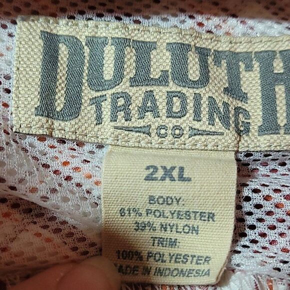 Duluth Mens Vented Roll Tab Long Sleeve Button Down 2XL Fishing Outdoor Plaid - Picture 5 of 6